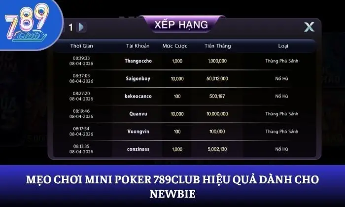 Mini Poker 789Club