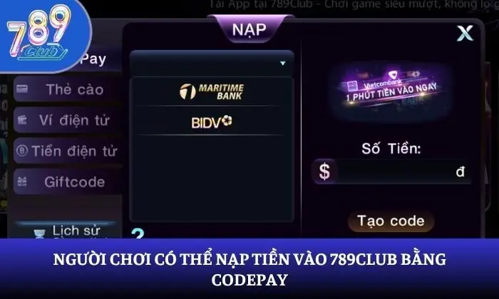 nạp tiền 789Club