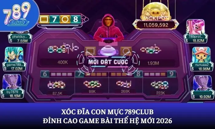 Xóc đĩa con mực 789Club